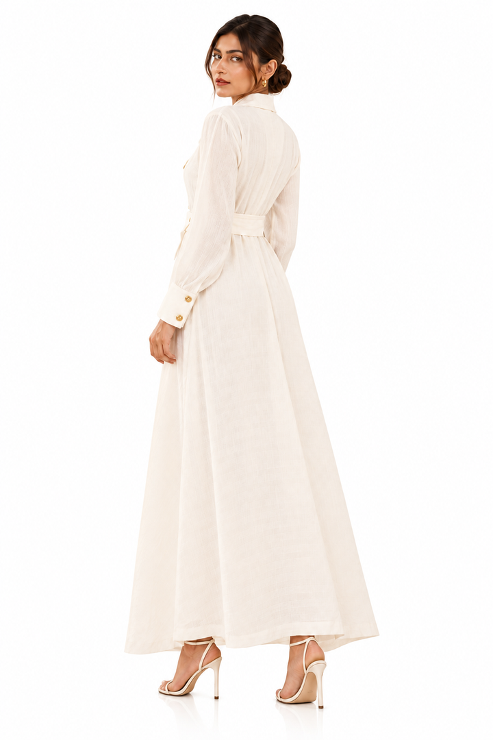 Ivory Grace Shirt Maxi
