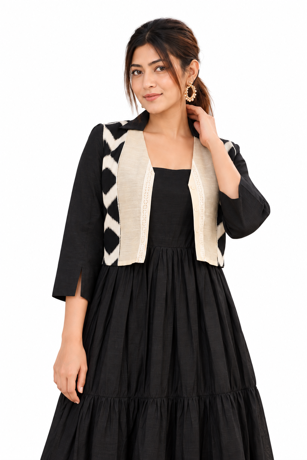 Noir Aura Jacket Set