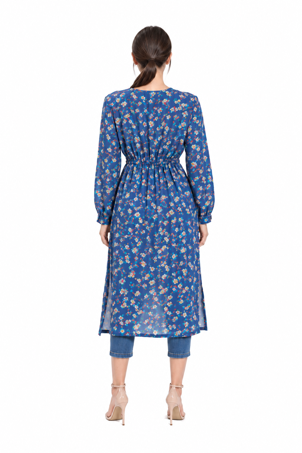 Floral high-low Tunic Shirt