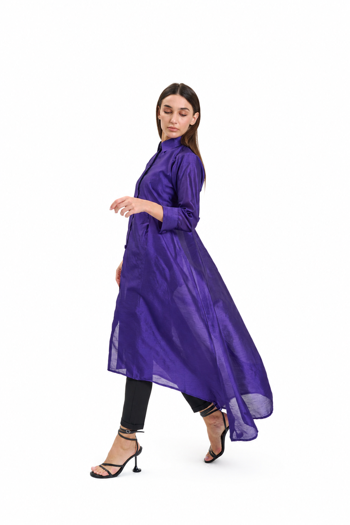 Purple high-low shirt  Dress