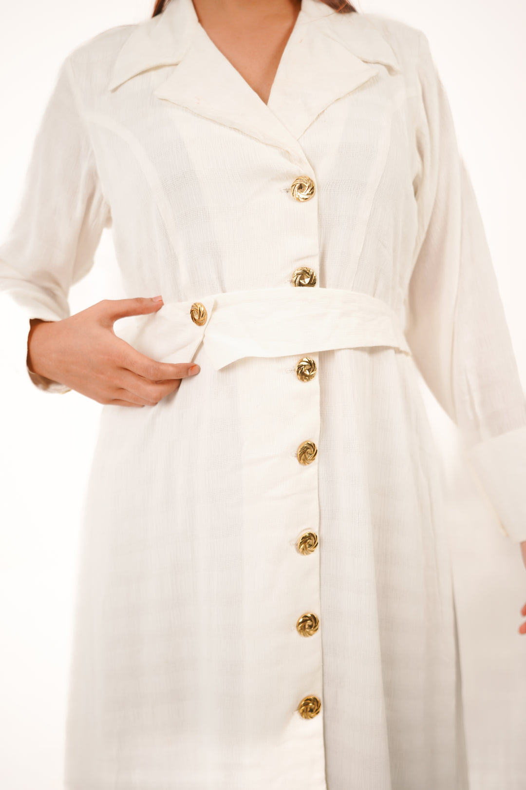 Ivory Grace Shirt Maxi