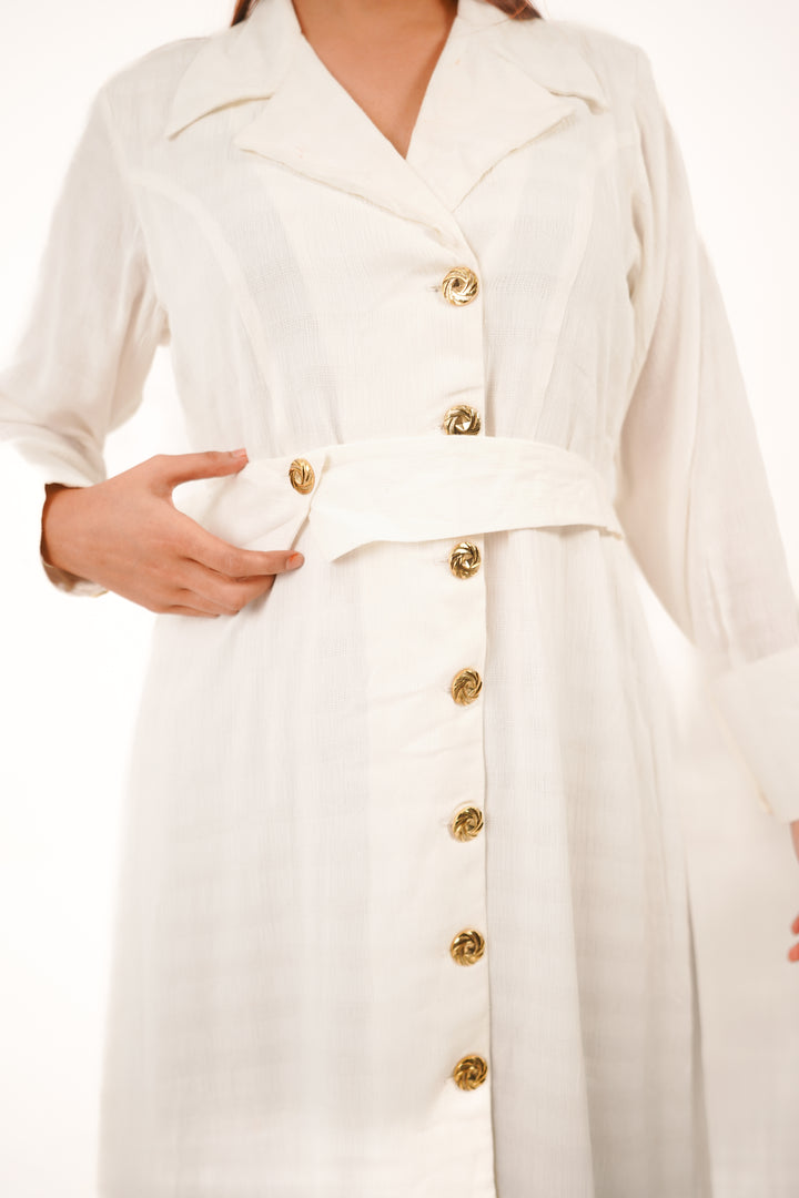 Ivory Grace Shirt Maxi