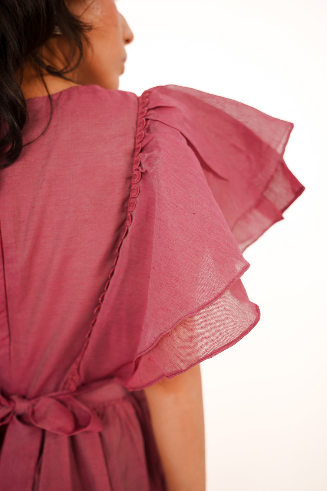 Rosewood Whisper Tiered Maxi Dress