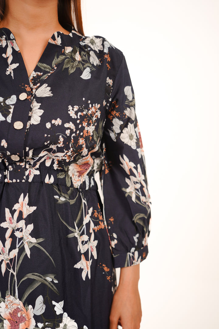 Midnight Blossom Maxi