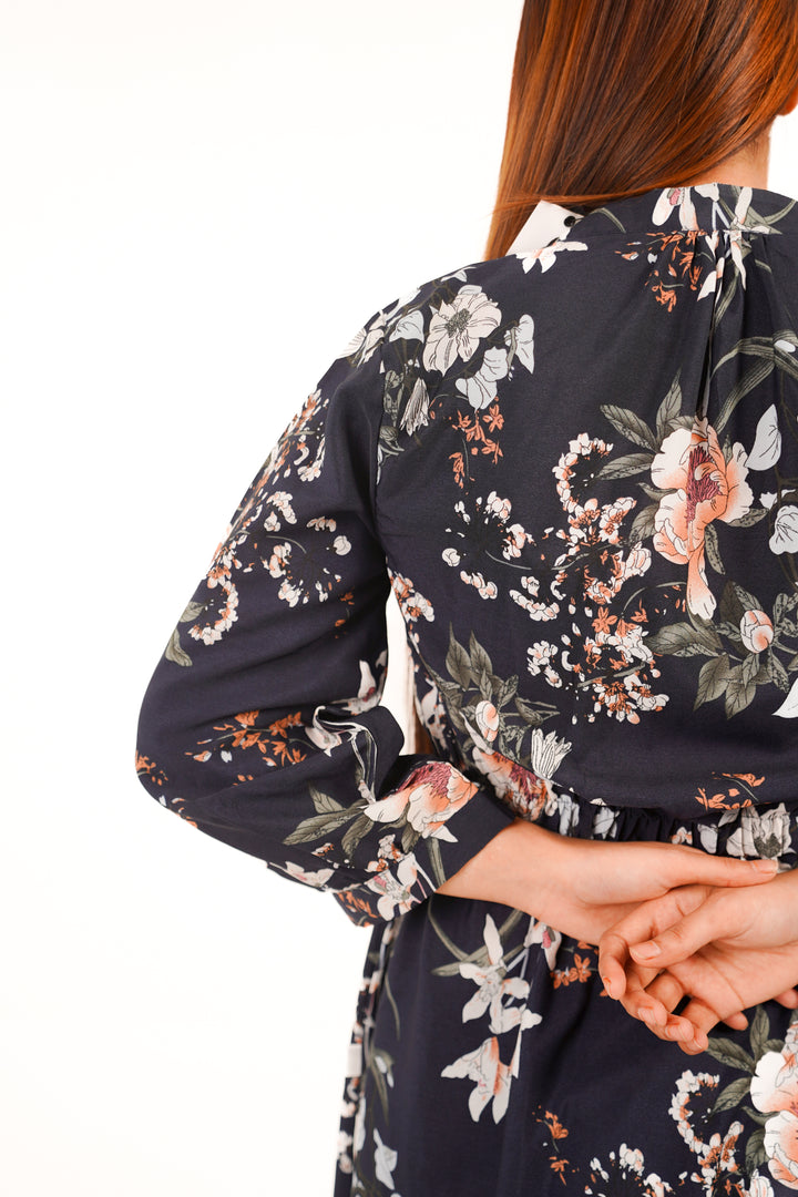 Midnight Blossom Maxi