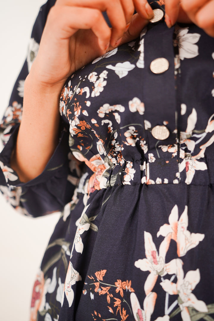 Midnight Blossom Maxi