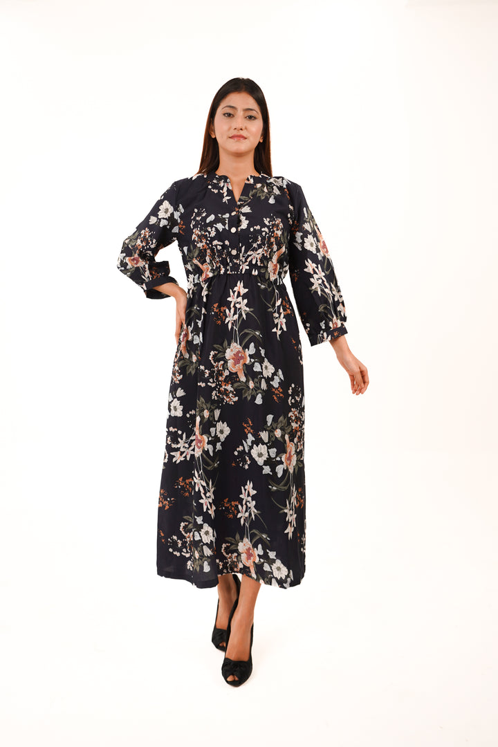 Midnight Blossom Maxi