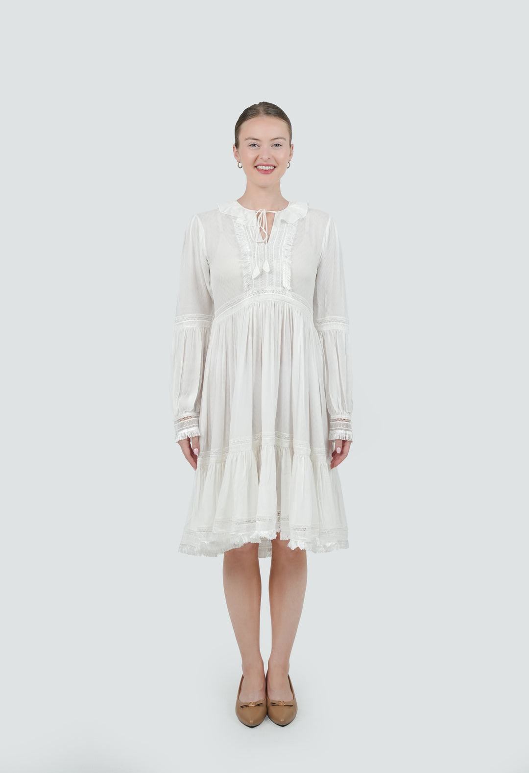 Ivory Muse Vintage Lace Dress