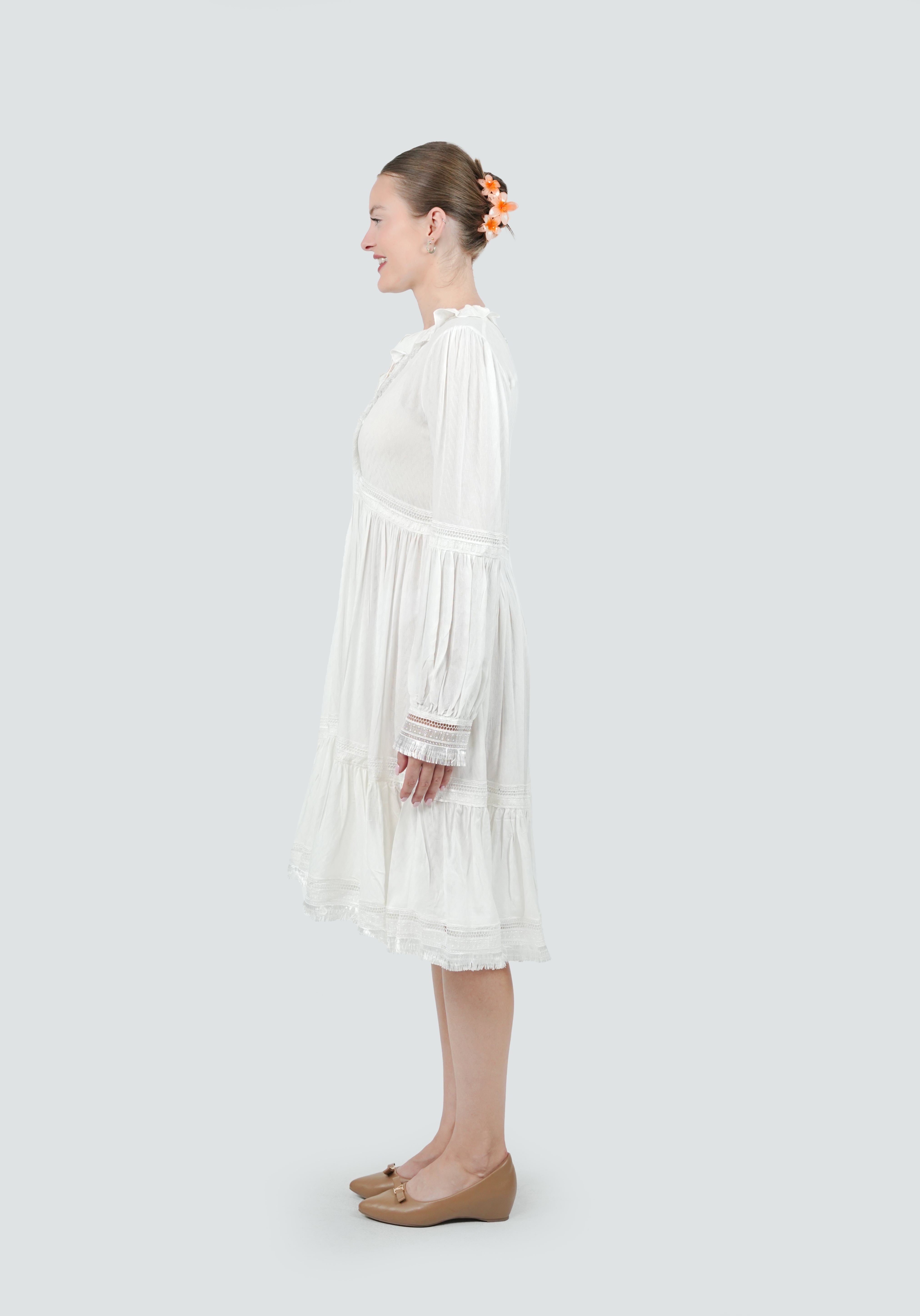 ANQ-10033-Ivory Muse Vintage Lace Dress