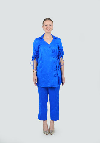 ANQ-10039- Velora Cobalt Co-Ord Set