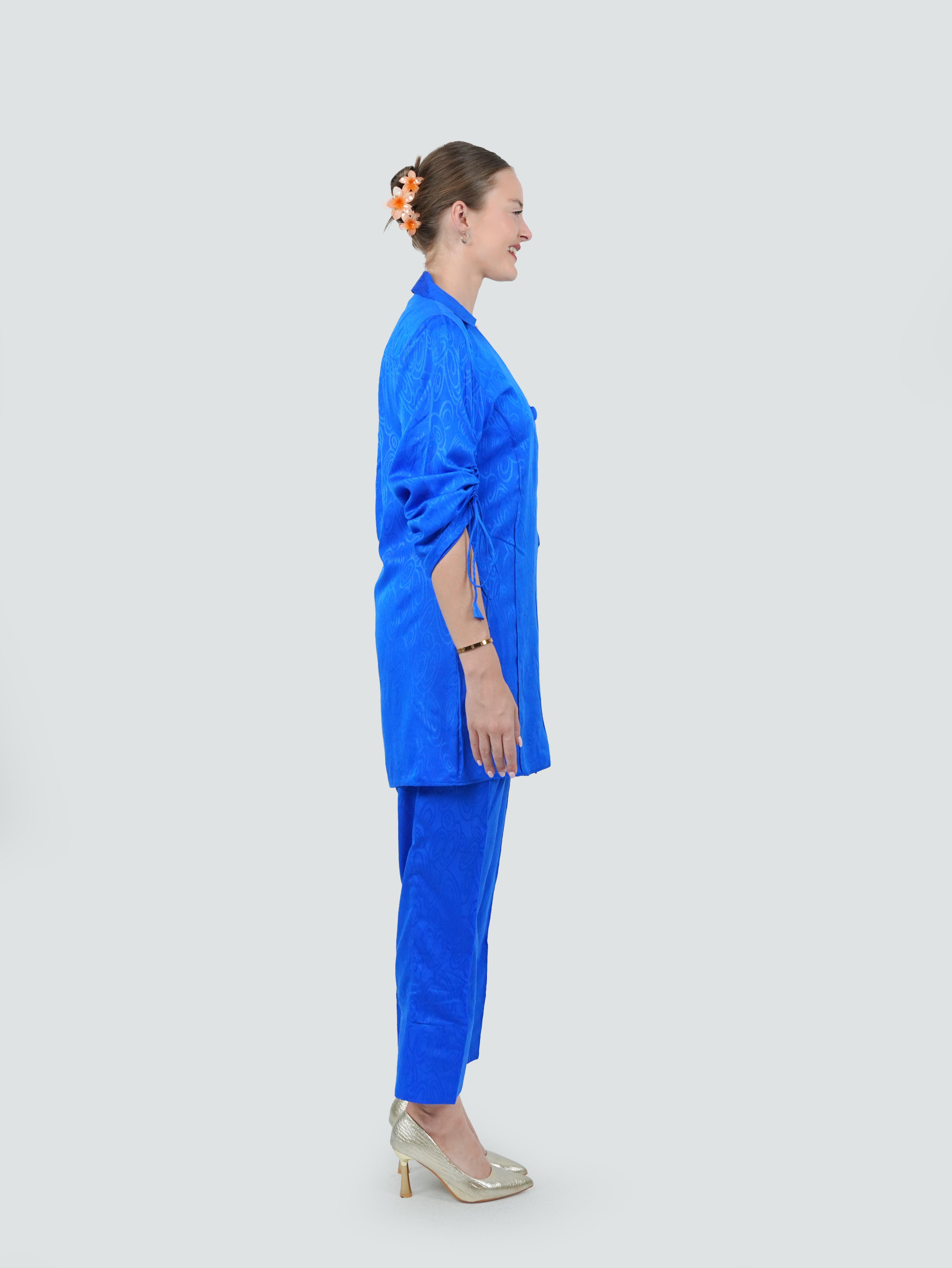 ANQ-10039- Velora Cobalt Co-Ord Set