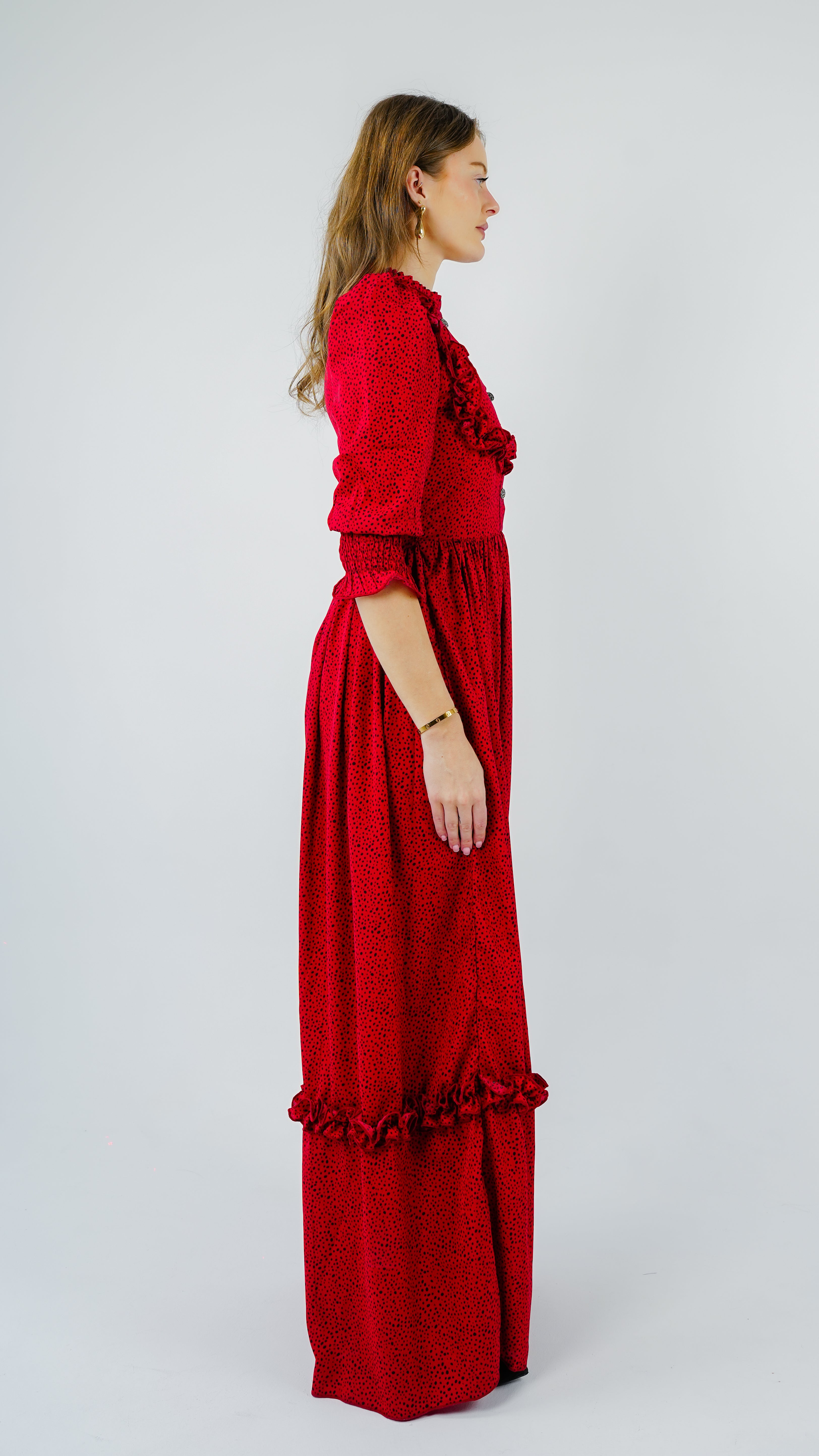 ANQ-10027-Crimson Grace Printed Gown