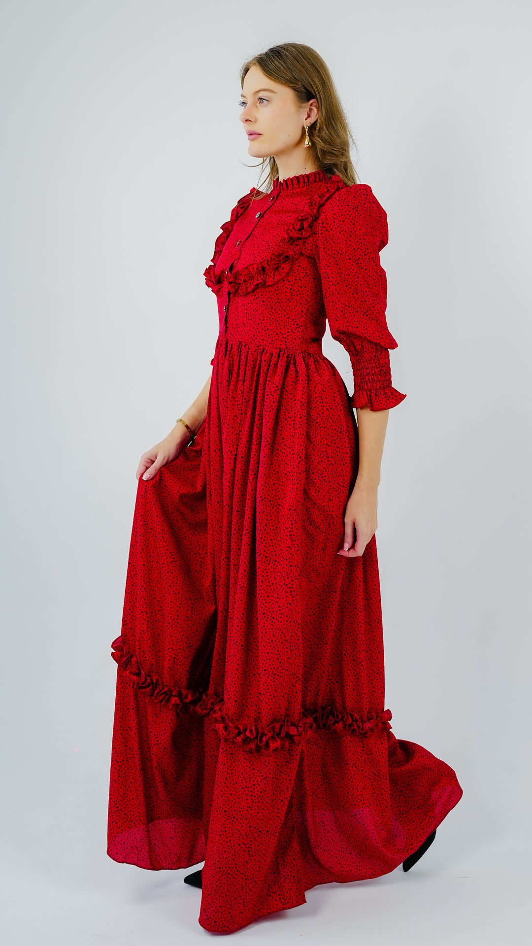 Crimson Grace Printed Gown