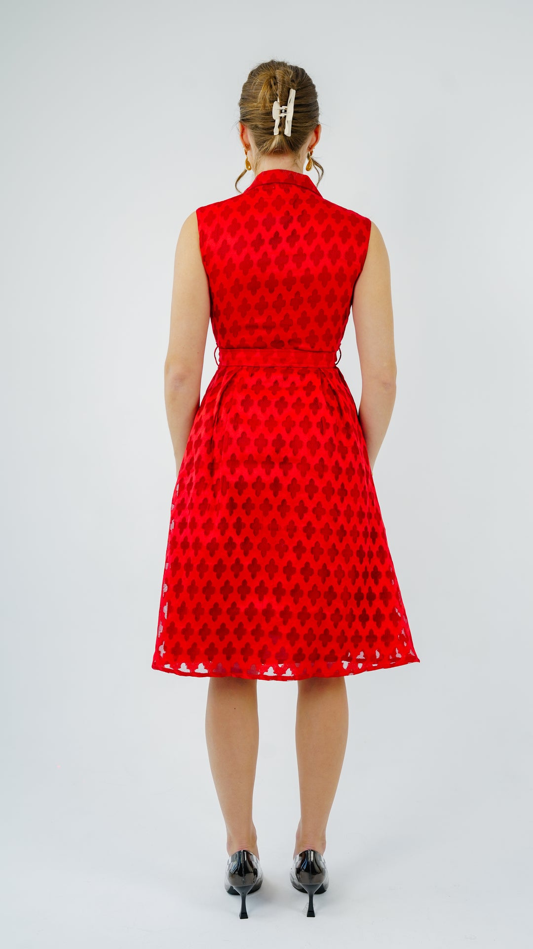 Scarlet Grace Jacquard Dress