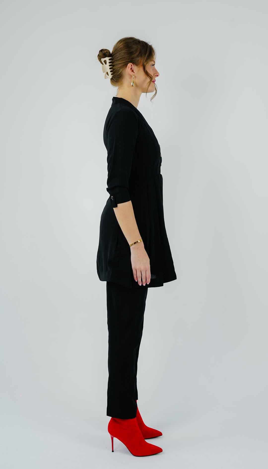 Noir Line Pintuck Co-Ord Set