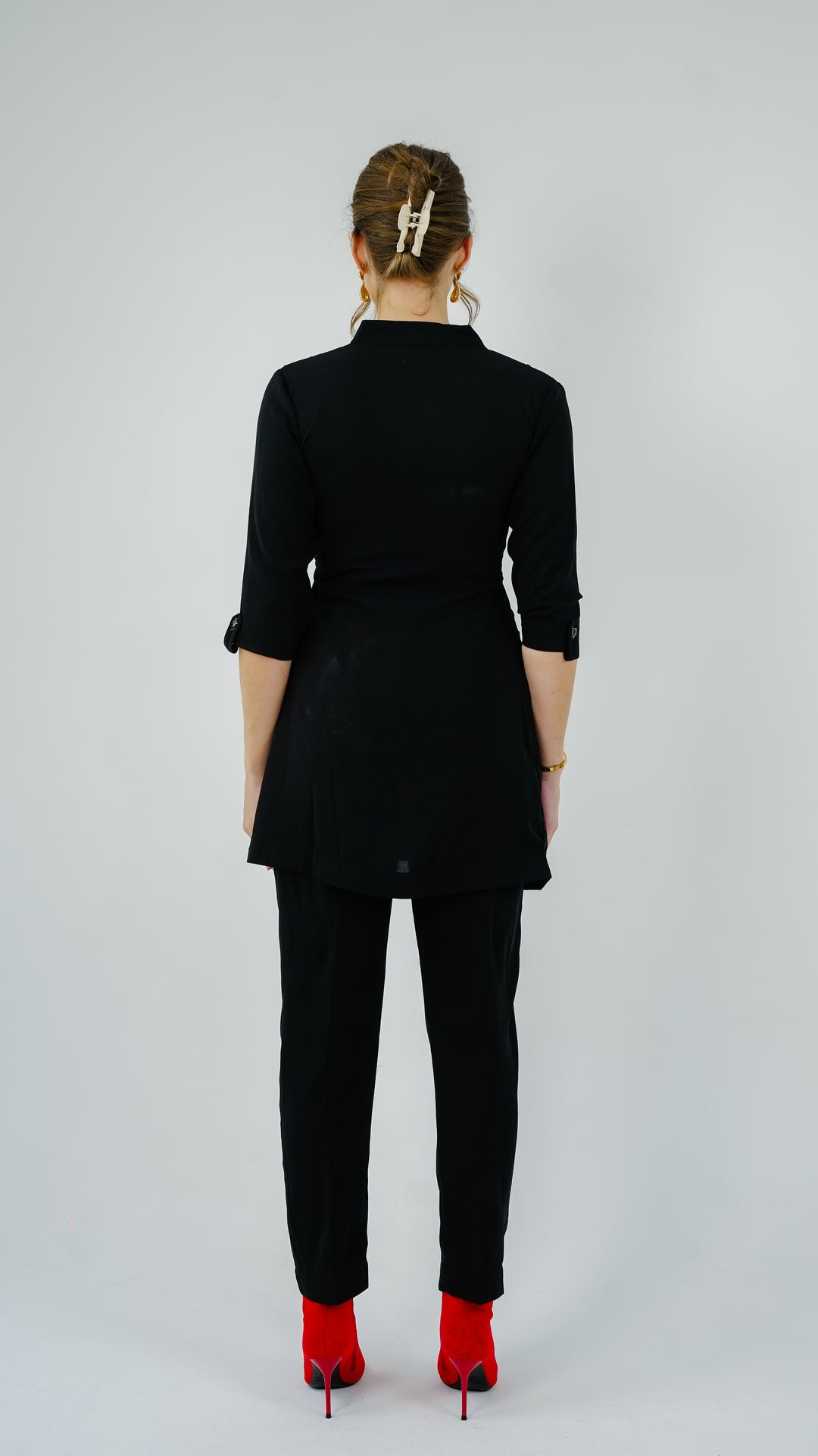 Noir Line Pintuck Co-Ord Set