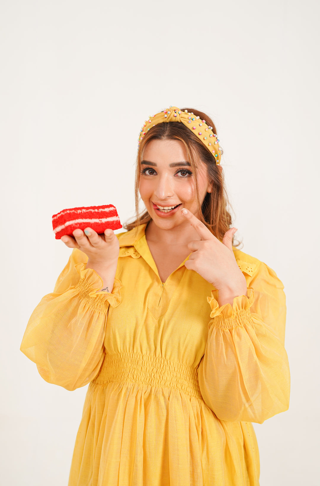 Saffron Meadow Smocked Maxi Dress