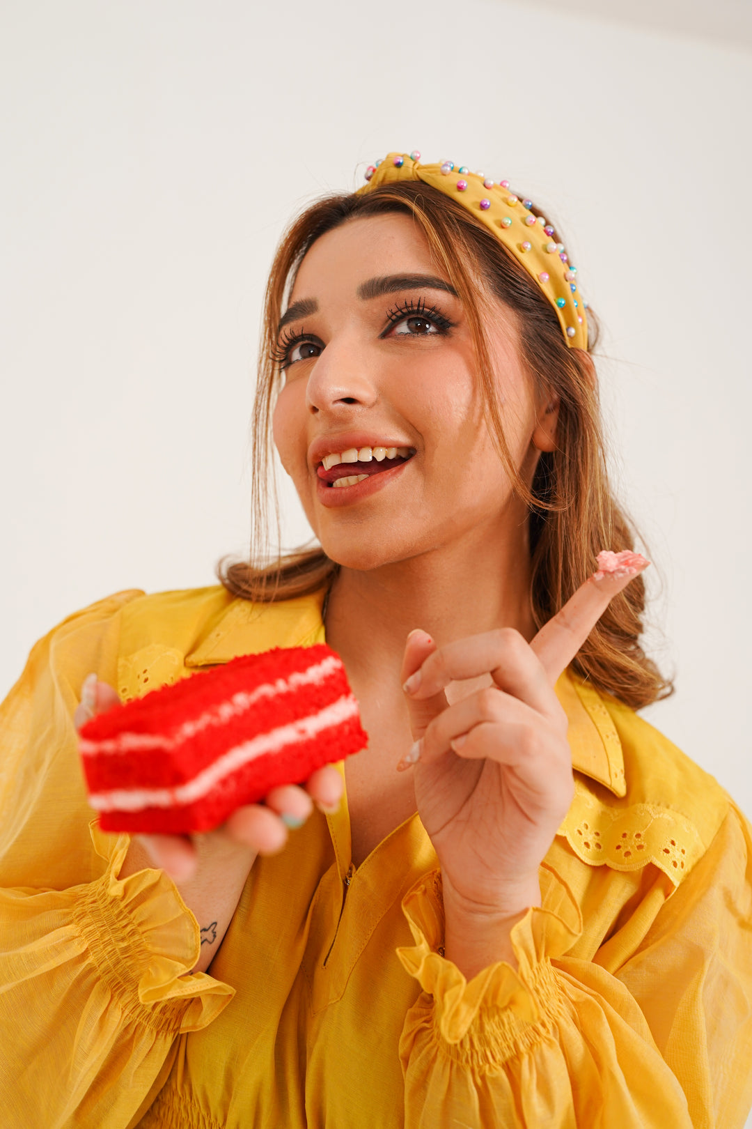 Saffron Meadow Smocked Maxi Dress