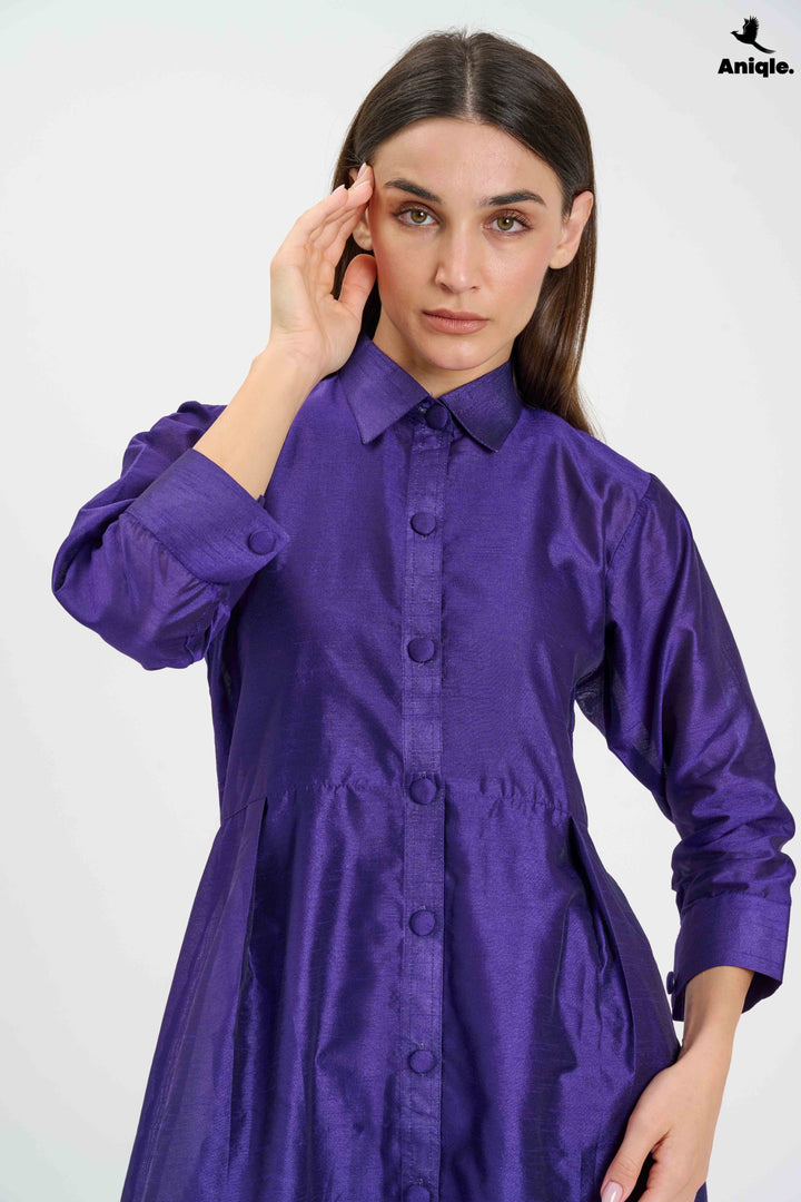 Purple high-low shirt  Dress