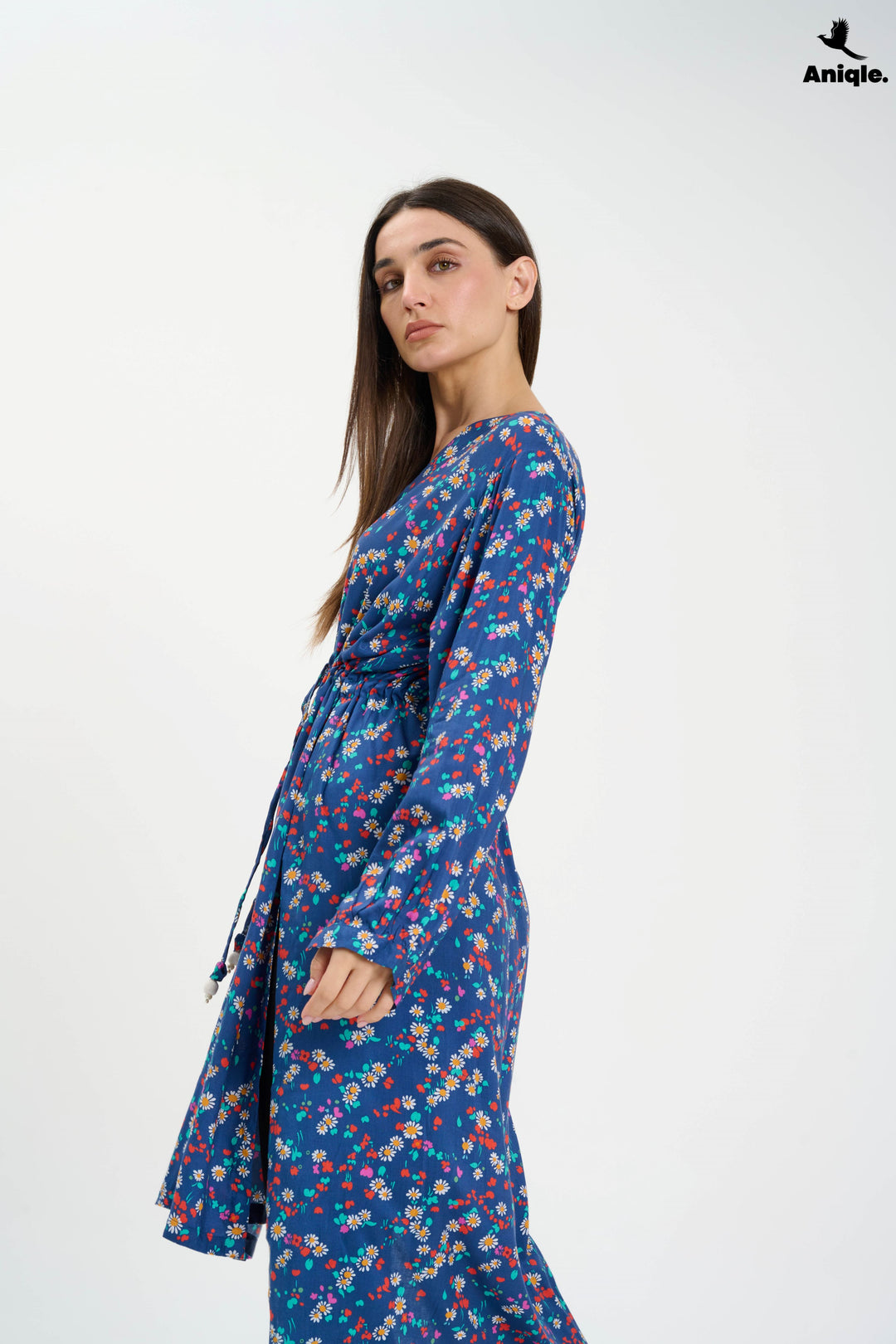 Floral high-low Tunic Shirt