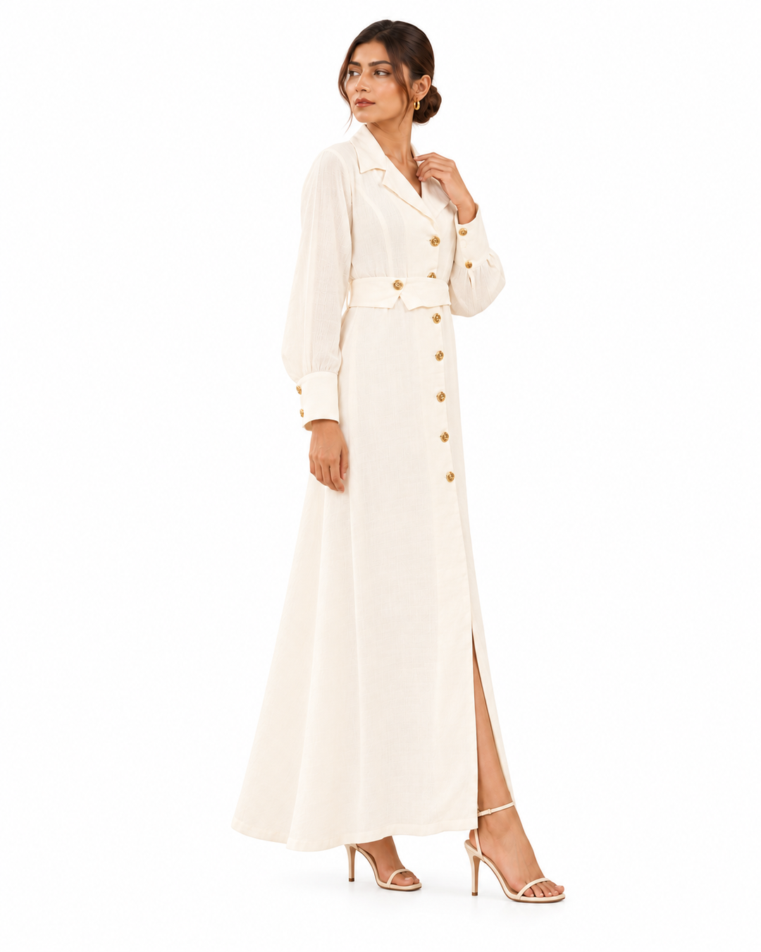 Ivory Grace Shirt Maxi