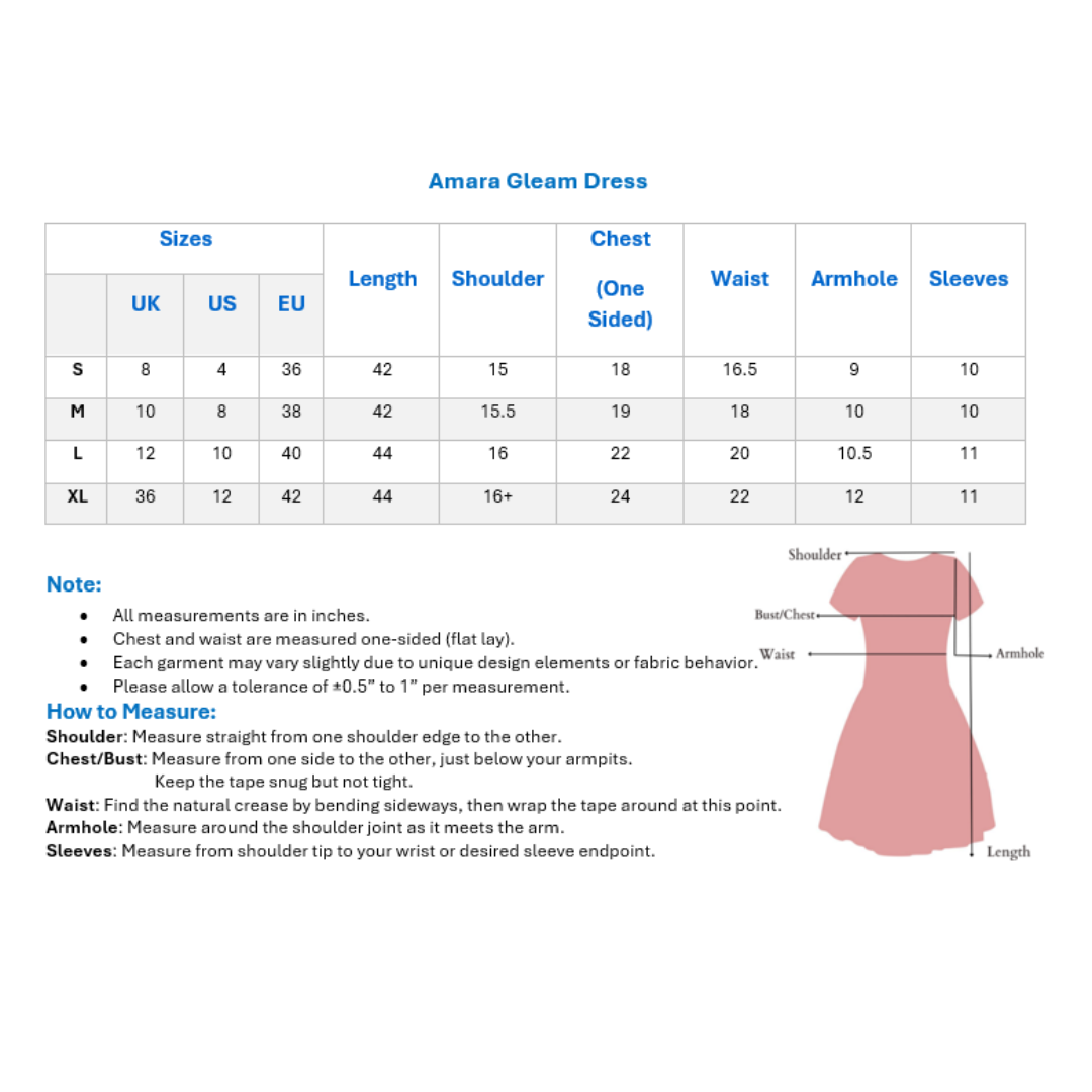 Amara Gleam Dress