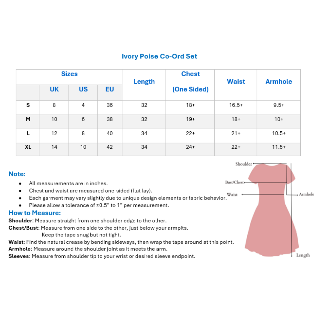 Ivory Poise Co-Ord Set