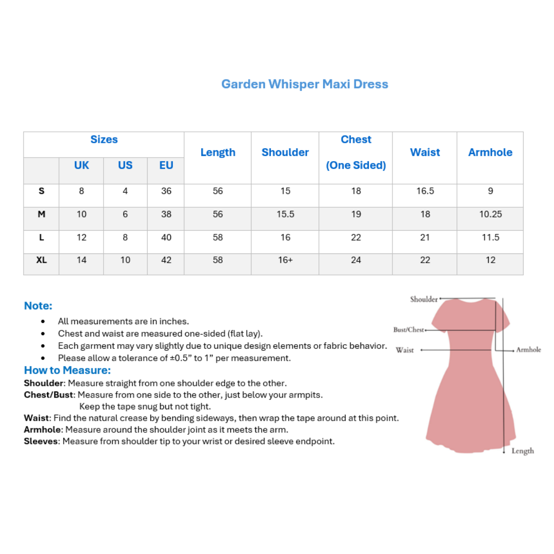 Garden Whisper Maxi Dress