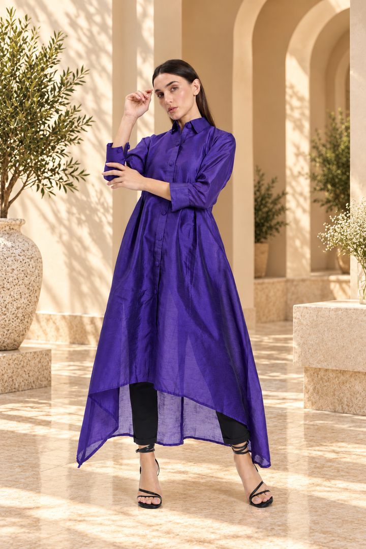 Purple high-low shirt  Dress