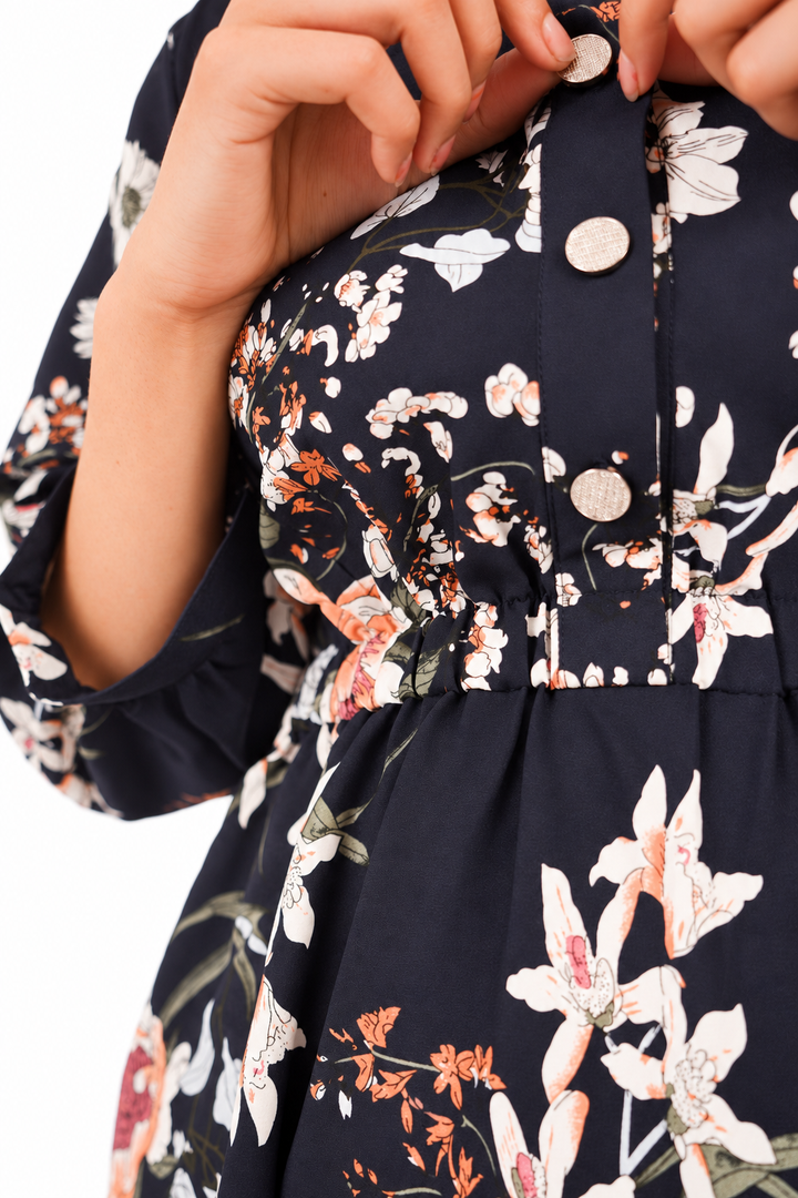 Midnight Blossom Maxi