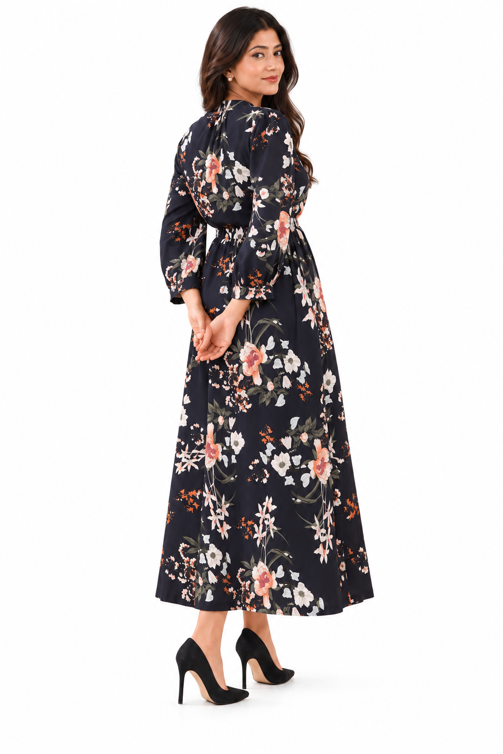 Midnight Blossom Maxi