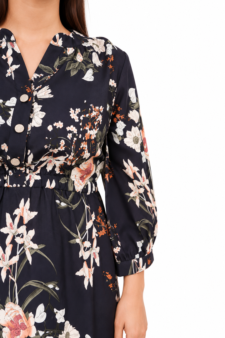 Midnight Blossom Maxi