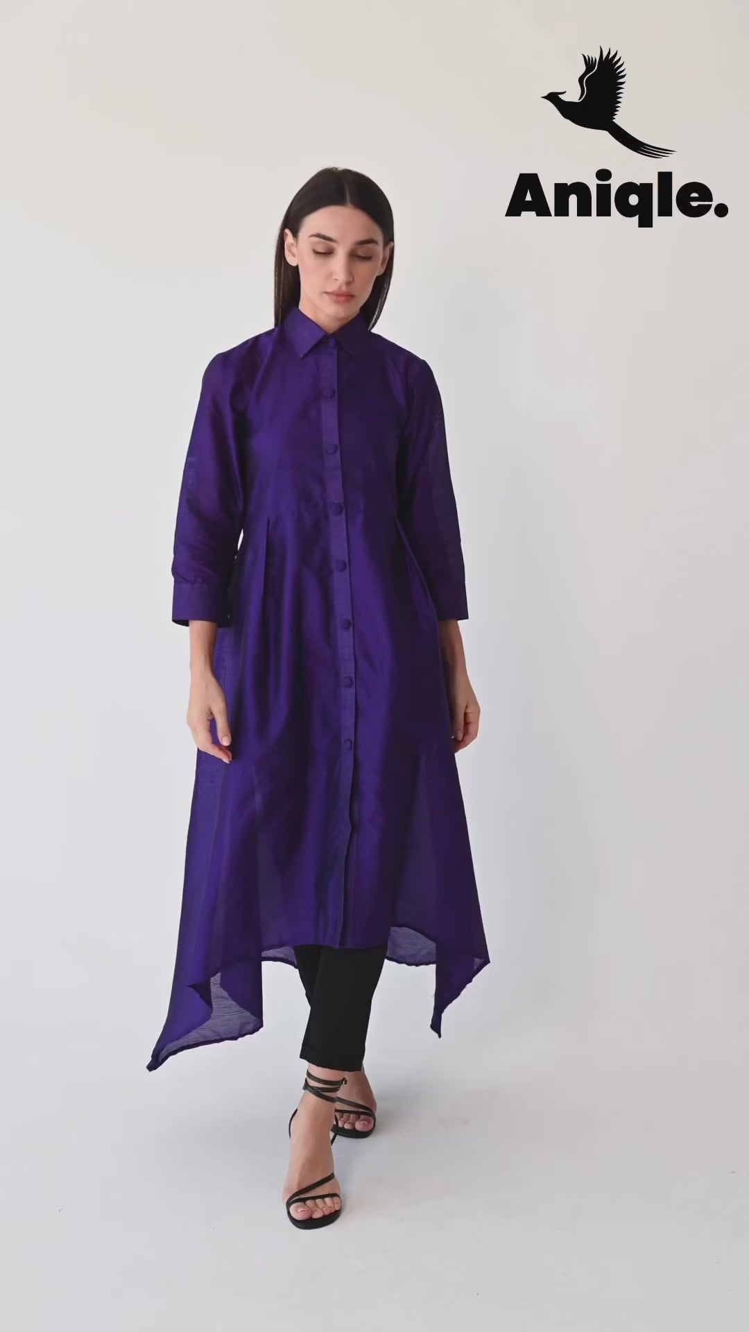 Purple high-low shirt  Dress