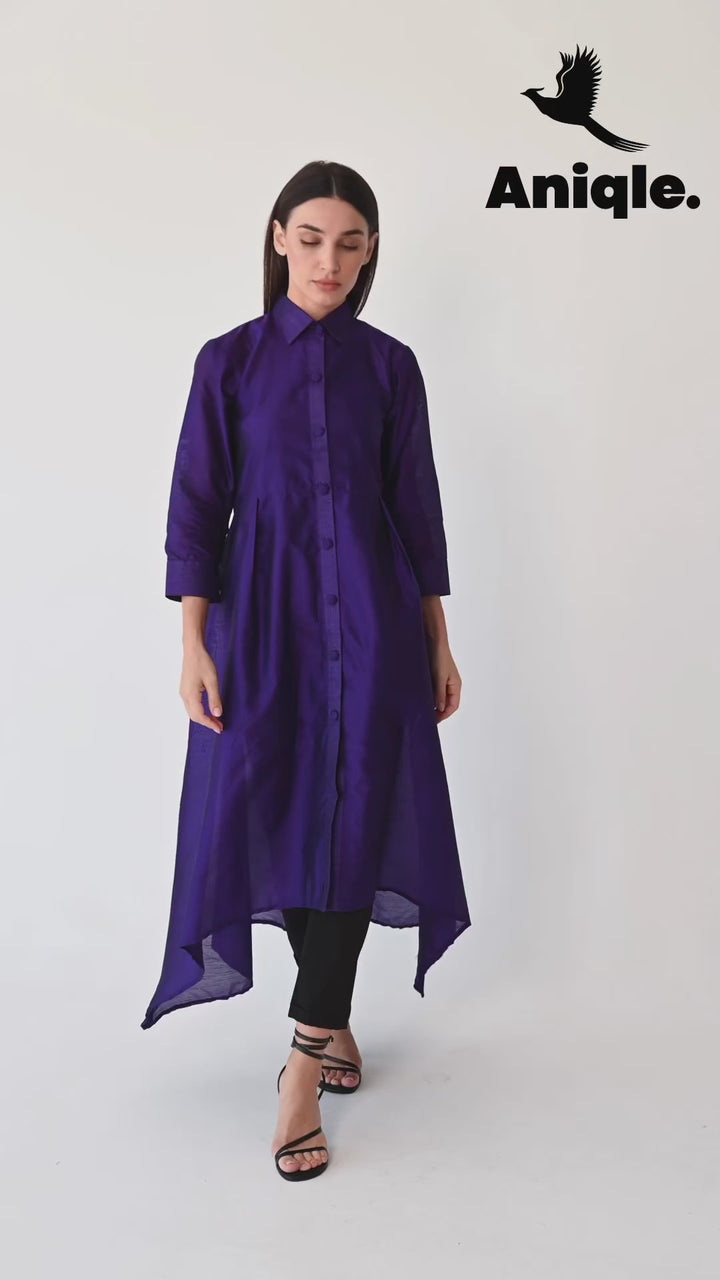 Purple high-low shirt  Dress