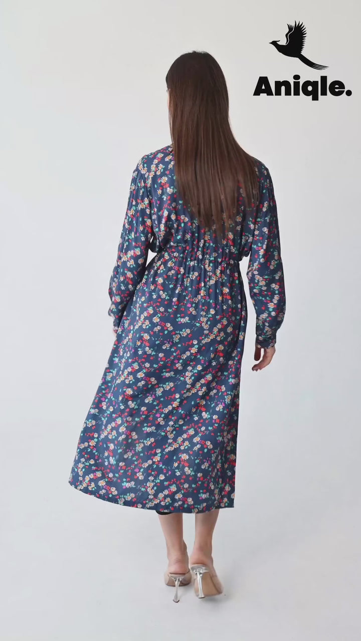 Floral high-low Tunic Shirt